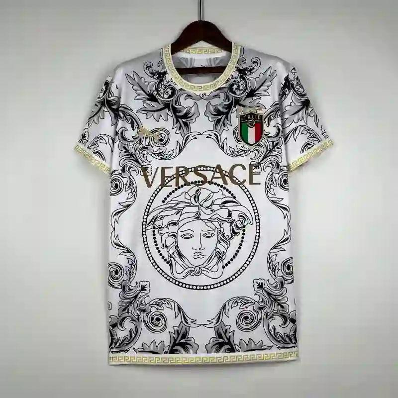Italie Versace Blanc 2023 - Choppe ton maillot