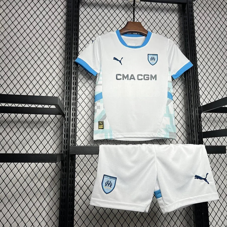 Kit enfant Olympique de Marseille DOM 24/25 - Choppe ton maillot