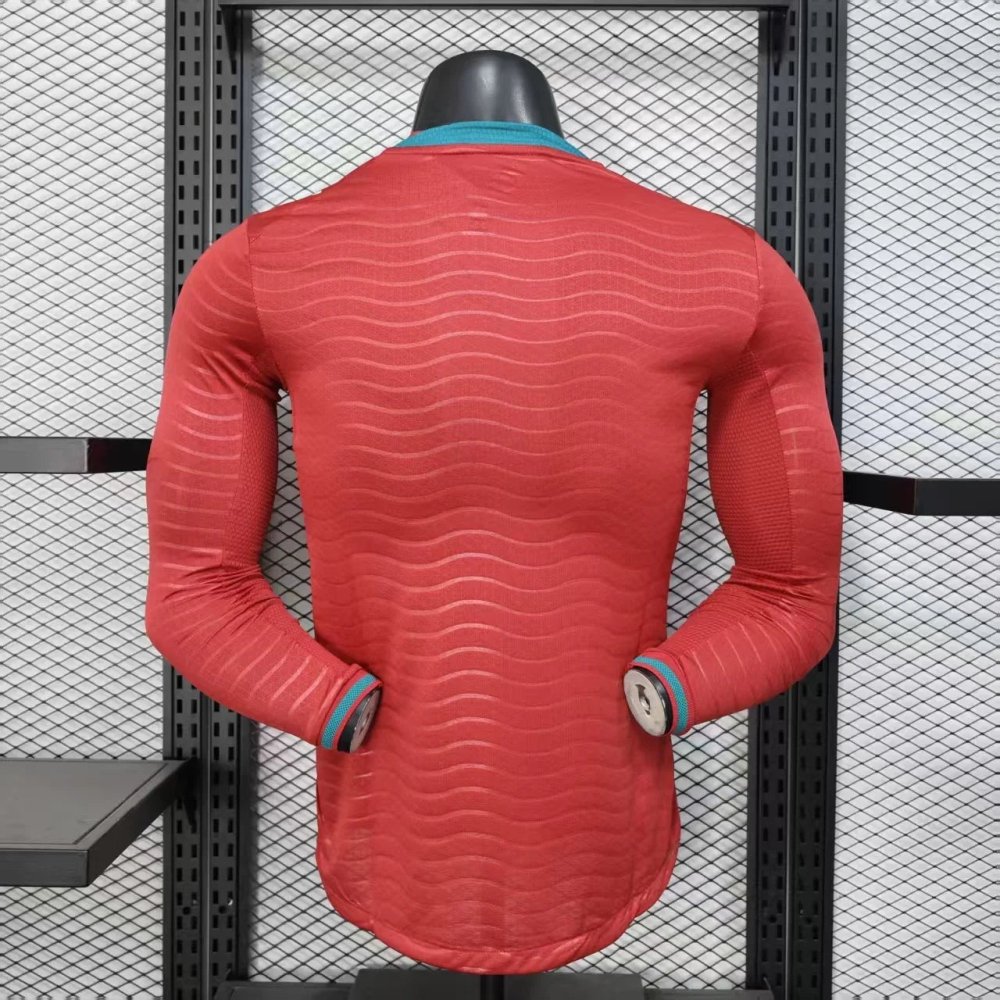 Portugal DOM Coupe du monde Player version Long Sleeve 2026 - Choppe ton maillot